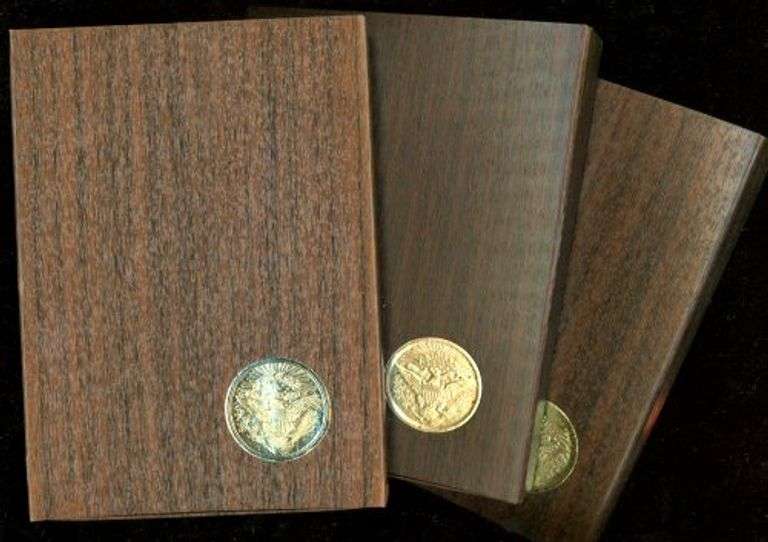 3 Different Proof Eisenhower Dollars in Original Boxes: 1971, 1973, 1974