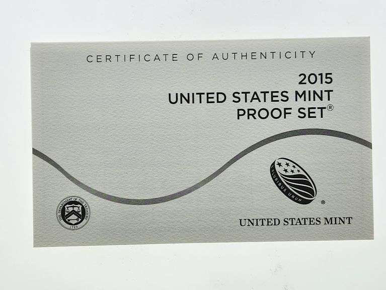 2015 United States Proof Set, NGC GEM PROOF FDOI
