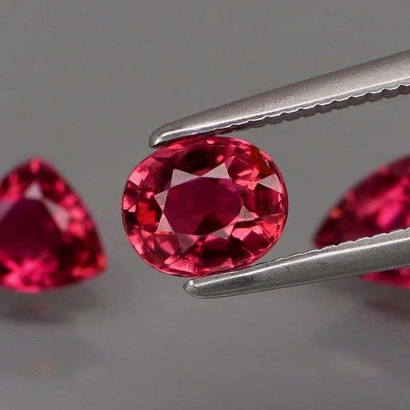 Outstanding 1.11ct high grade rose pink Tourmaline set