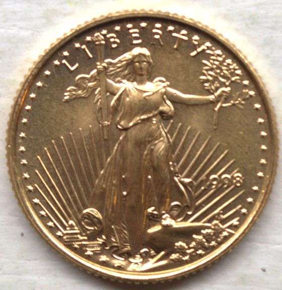 1998 $5 U.S. Gold Coin Modern Gold Issue Genuine U.S. Mint
