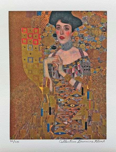 Collectible Limited Edition Gustav Klimt, Portrait of Adele