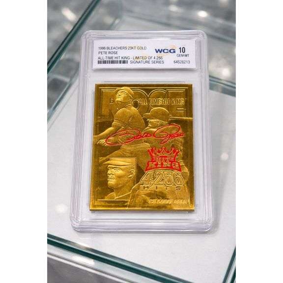 Pete Rose Gold Card Signature Series GEM Mint 10