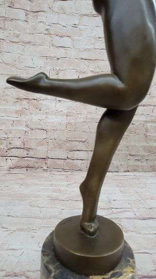 Nude Girl Bronze Sculpture