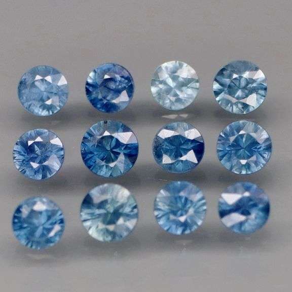 Eye catching! 2.04ct top denim blue Sapphire set!