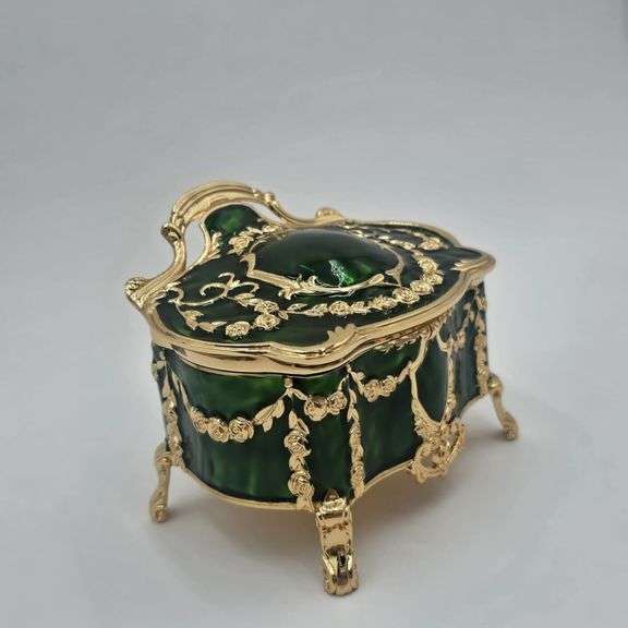 Korean Princess Style Velvet Jewelry Trinket Box