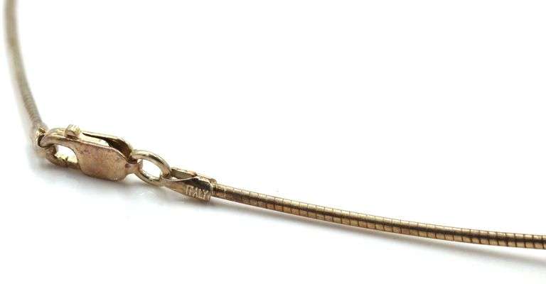 Group lot of Vintage 925 sterling silver necklaces