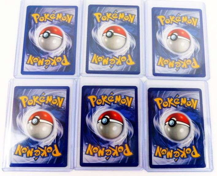 6 Pokémon 1999 Shadowless Trade Cards