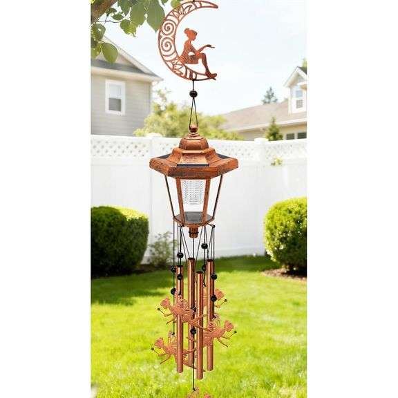Solar Moon Fairy Wind Chime with Light