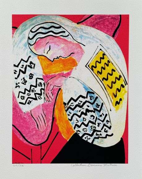 Henri Matisse, The Dream, Handsigned By The Estate