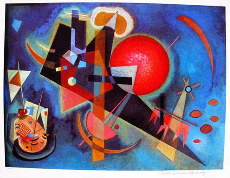 Limited Edition Wassily Kandinsky, In Blue