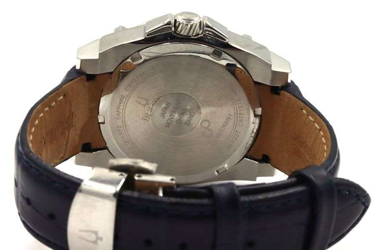 Bulova Precisionist diamond bezel on high performance watch