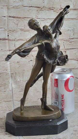 Two Beautiful Ballerina Bronze Sculpture