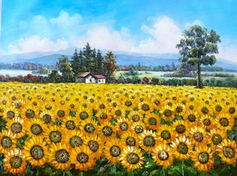 BEAUTIFUL AND UNIQUE   PAINTING ON CANVAS