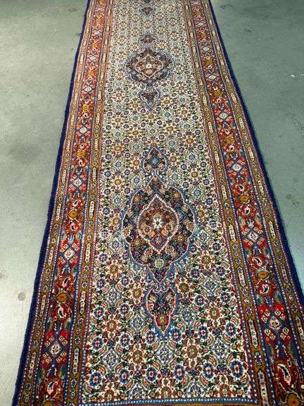 Fine Persian Tabriz Runner 2.7x15.8