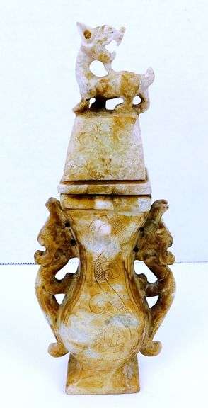 Old Chinese Stoneware Urn