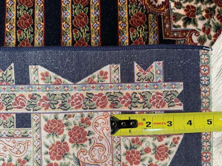 Fine Luxury Silk Rug 4.9x7.6