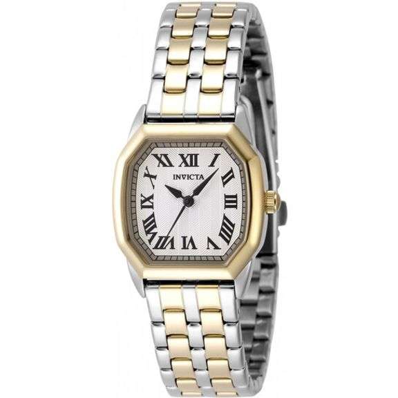 Invicta Wildflower Women's Two-Tone Stainless Steel Silver Dial Watch