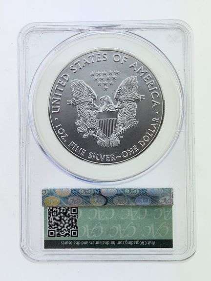 2017 American Silver Eagle, CAC MS69