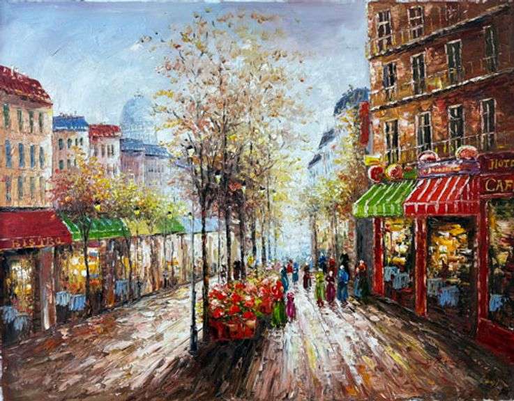 ONE OF A KIND UNIQUE  PAINTING ON CANVAS