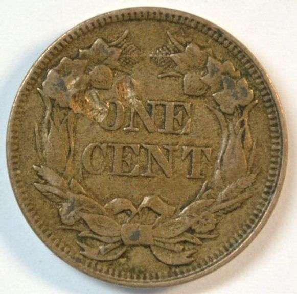 Sharp XF 1857 Flying Eagle Cent. Reverse marks