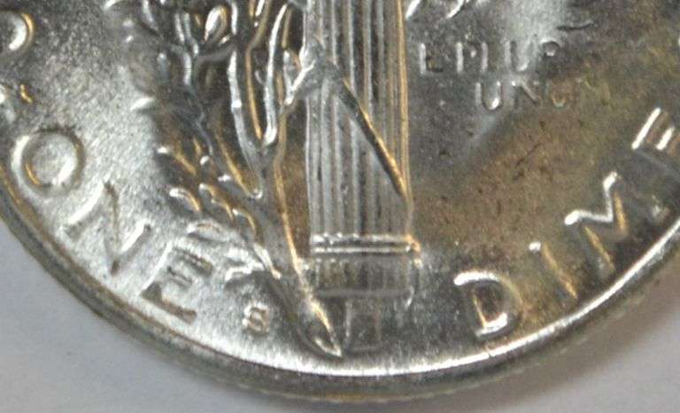 Simply Superb Gem BU 1945-S (Micro 'S') Mercury Dime