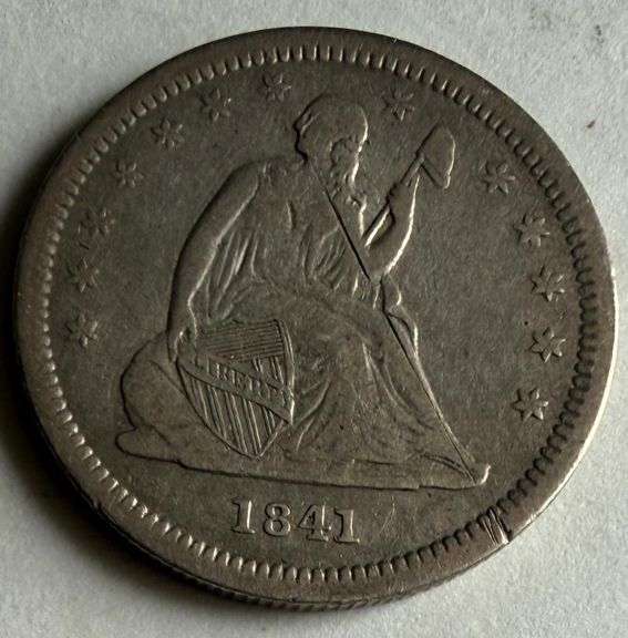 Scarcer 1841 O Seated Quarter