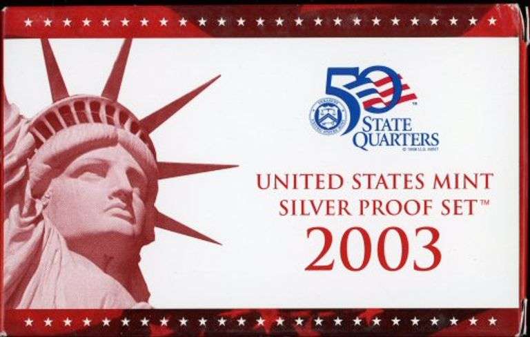 2003-S Silver US Proof Set with Box/CoA