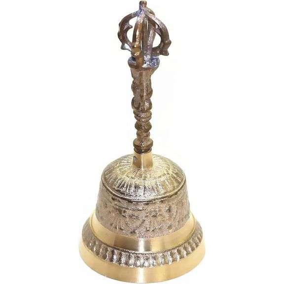Vintage Style Brass Desk Bell