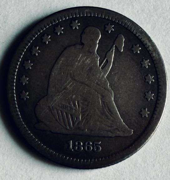 Tough 1865 Seated Quarter
