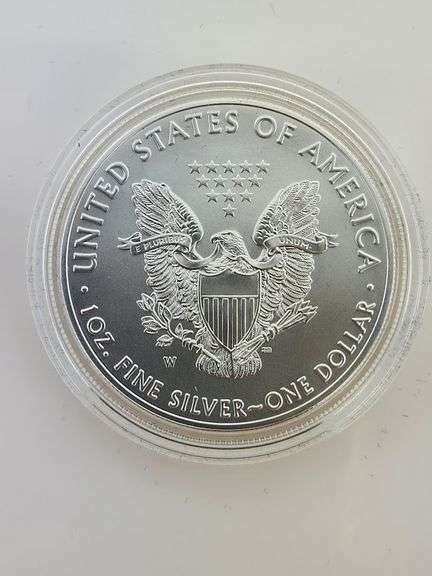 2017-W Burnished American Silver Eagle, OGP