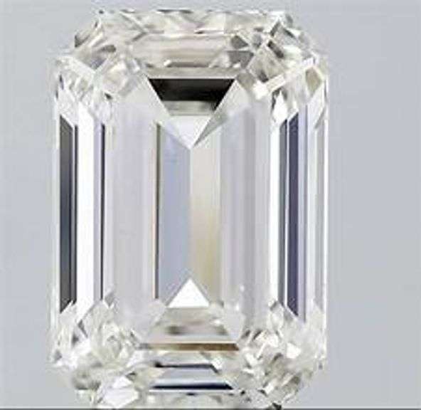 Very High Quality Certified Emerald Cut Lab Diamond - 4.4 Carats