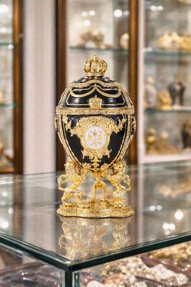 Coronation Egg with Swarovski Crystals Collectible