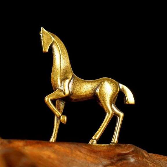 Solid Brass Mini Horse