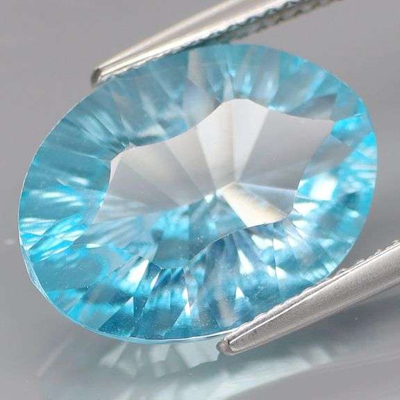 Truly one-of-a-kind 9.60ct Swiss blue Topaz!