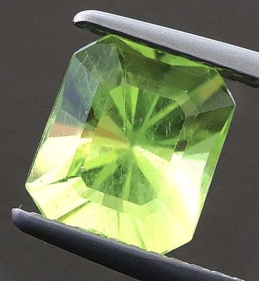 Amazing 2.19ct mixed emerald cut Peridot from Pakistan! Untreated!