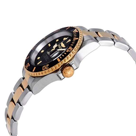 Invicta Pro Diver Two-Tone Stainless Steel Black Dial Men’s Watch