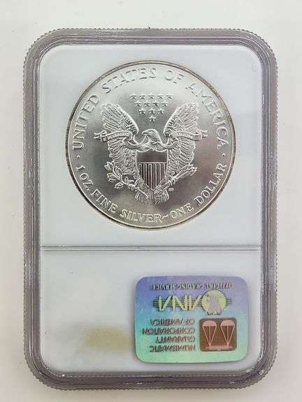 2001 American Silver Eagle, NGC MS69