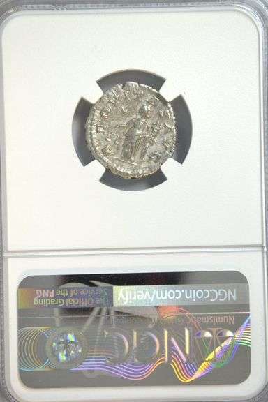 Roman Silver Denarius of Emperor Severus Alexander, 222-235 AD. NGC VF
