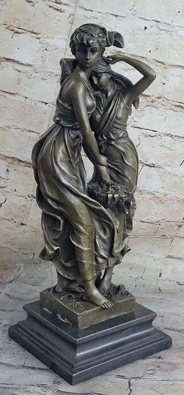 Two Sisters Bronze Sculpture