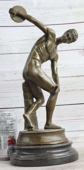 Discus Thrower Bronze Sculpture