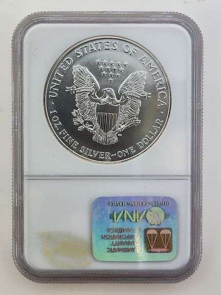 1999 American Silver Eagle, NGC MS69