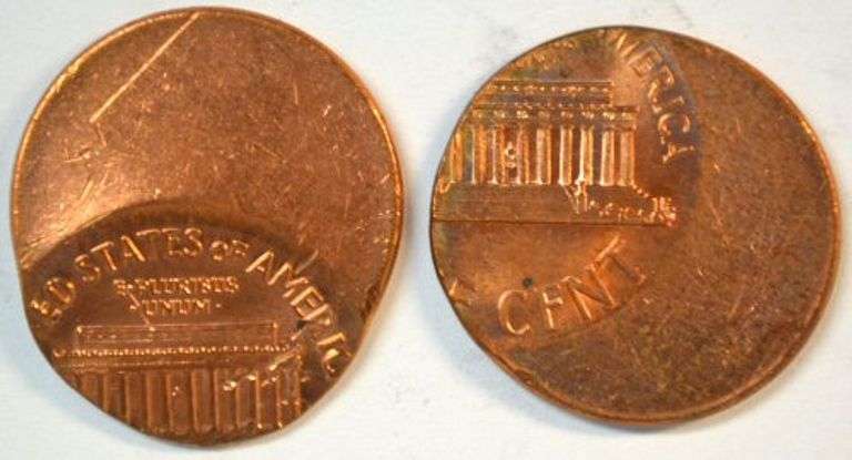 Gem BU 40-50% Off-Center Lincoln Cents from 1971-D & 1973-D