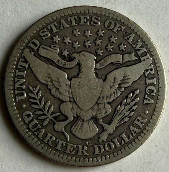 1901 O Barber Quarter