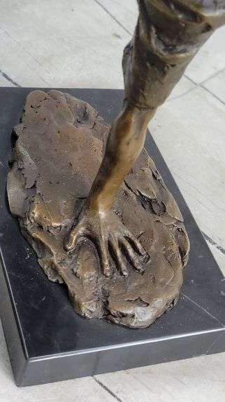 The Hip Hop Boy Dancing Bronze Statue