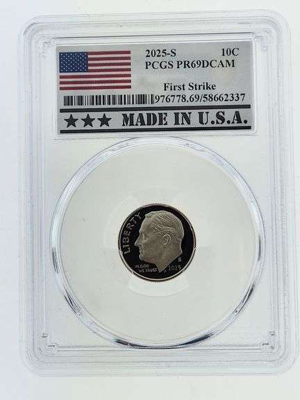 2025-S Proof Dime, PCGS PR69DCAM First Strike