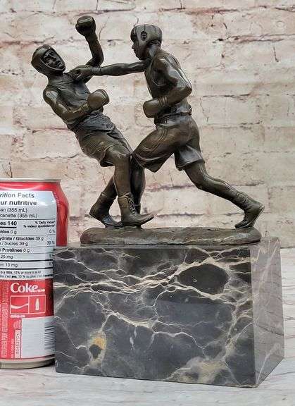 Last Round Boxing Bronze Statue