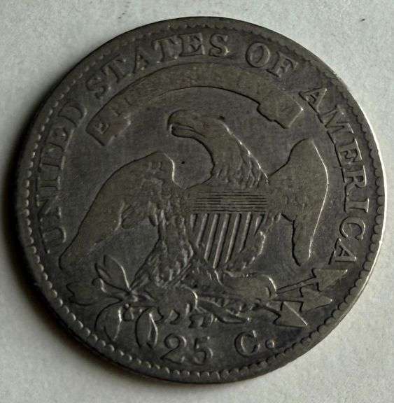 1818 Large Size Bust Quarter