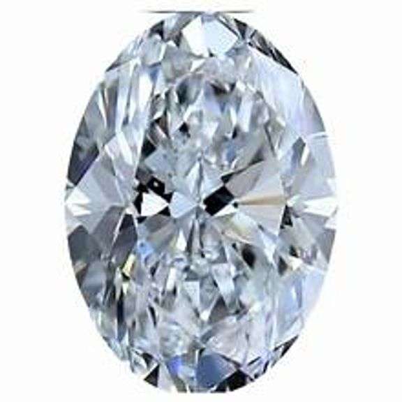 Very High Quality Certified Oval Brilliant Cut Lab Diamond - 4.09 Carats