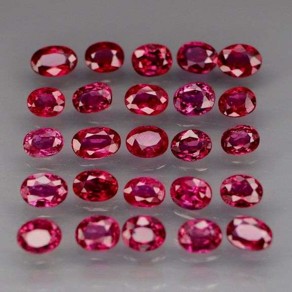 Superb 2.77ct violet red Ruby set -Untreated!!!