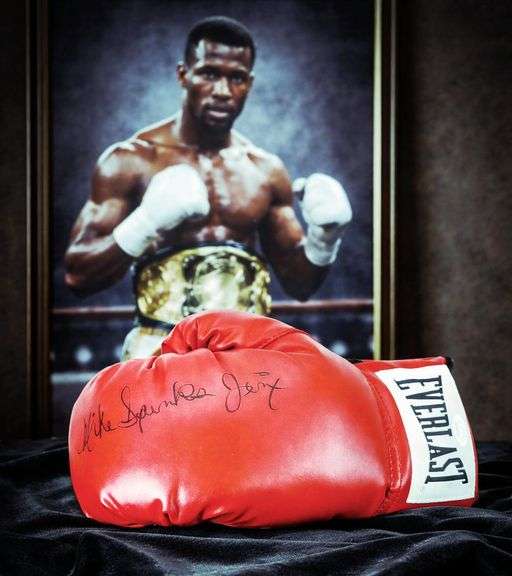Michael Spinks “Jinx” Autographed Boxing Glove